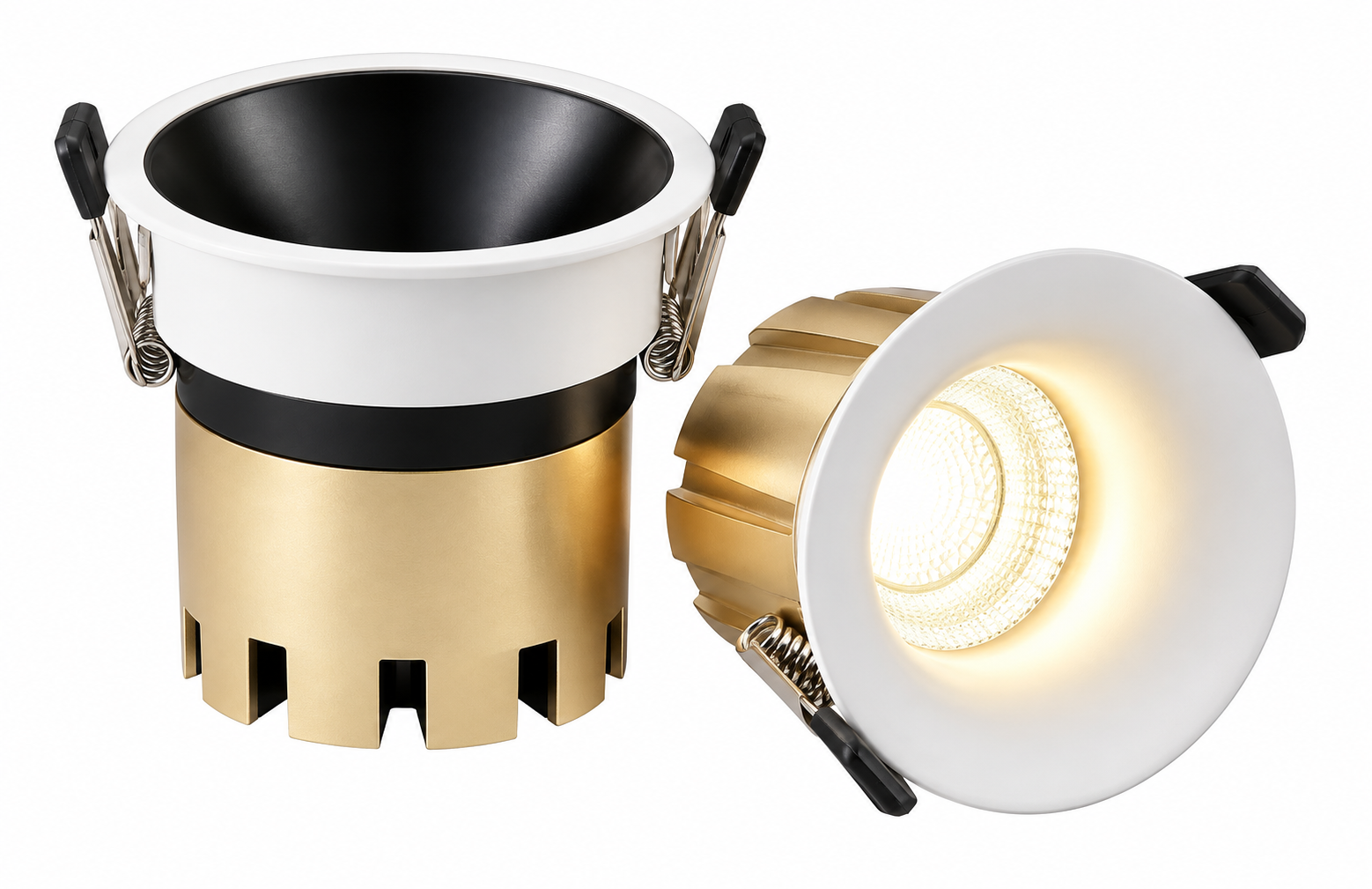 HIGH-CRI-DOWNLIGHT Downlight encastré à haut IRC Die-cast aluminum + PC diffuser