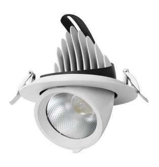 DEEP-ADJUSTABLE-RECESSED-SPOTLIGHT Spotlight da incasso orientabile con riflettore profondo Premium aluminum
