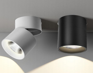 ADJUSTABLE-SURFACE-CYLINDER-SPOTLIGHT Adjustable Surface Cylinder Spotlight Aluminum
